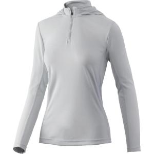 imageHUK Womens Icon X Hoodie UPF 50 LongSleeve Fishing ShirtOyster