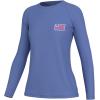 imageHUK Pursuit Graphic Long Sleeve Fishing Shirt for WomenHuk and Bars  Wedgewood
