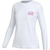 imageHUK Pursuit Graphic Long Sleeve Fishing Shirt for WomenHuk and Bars  White