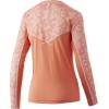 imageHUK Womens Icon X Camo Long Sleeve Performance Fishing ShirtRunning Lakes  Desert Flower