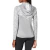 imageHUK Womens Icon X Hoodie UPF 50 LongSleeve Fishing ShirtRunning Lakes  Overcast Grey