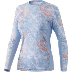 imageHUK Womens Icon X Camo Long Sleeve Performance Fishing ShirtTide Change  Horizon