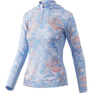 imageHUK Womens Icon X Hoodie UPF 50 LongSleeve Fishing ShirtTide Change  Horizon