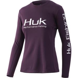imageHUK Womens Icon X Long Sleeve Fishing Shirt with Sun ProtectionBlackberry