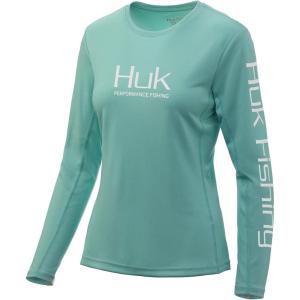 imageHUK Womens Icon X Long Sleeve Fishing Shirt with Sun ProtectionBright Teal