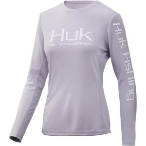 imageHUK Womens Icon X Long Sleeve Fishing Shirt with Sun ProtectionLavender Blue