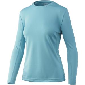 imageHUK Womens Icon X Long Sleeve Fishing Shirt with Sun ProtectionPorcelain Blue
