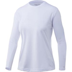 imageHUK Womens Icon X Long Sleeve Fishing Shirt with Sun ProtectionWhite