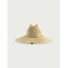 imageHUK Mens Printed Straw Lifeguard Style Wide Brim Sun HatHarbor Mist