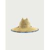 imageHUK Mens Printed Straw Lifeguard Style Wide Brim Sun HatNaval Academy