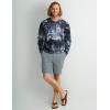 imageHUK Mens Pursuit Pattern Crew Sleeve Performance ShirtStormwater Midnight
