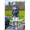 imageHUK Mens Pursuit Pattern Crew Sleeve Performance ShirtStormwater Midnight