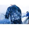imageHUK Mens Pursuit Pattern Crew Sleeve Performance ShirtStormwater Midnight