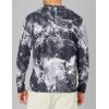 imageHUK Mens Pursuit Pattern Crew Sleeve Performance ShirtStormwater Midnight