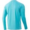 imageHUK Mens Pursuit Vented Long Sleeve 30 UPF Fishing ShirtBlue Radiance