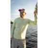 imageHUK Mens Pursuit Vented Long Sleeve 30 UPF Fishing ShirtKey Lime