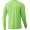 imageHUK Mens Pursuit Vented Long Sleeve 30 UPF Fishing ShirtNeon Green