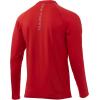 imageHUK Mens Pursuit Vented Long Sleeve 30 UPF Fishing ShirtRed