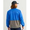 imageHUK Mens Tradewinds Jacket Lightweight Waterproof Windbreaker with UPF Sun ProtectionOcean Blue
