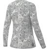 imageHUK Pursuit Pattern Long Sleeve Fishing Shirt for WomenFin Flats  Harbor Mist
