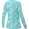 imageHUK Pursuit Pattern Long Sleeve Fishing Shirt for WomenFin Flats  Island Paradise