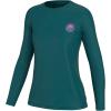 imageHUK Pursuit Pattern Long Sleeve Fishing Shirt for WomenSunwaves  Shaded Spruce