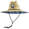 imageHUK Mens Printed Straw Lifeguard Style Wide Brim Sun HatNaval Academy