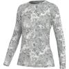 imageHUK Pursuit Pattern Long Sleeve Fishing Shirt for WomenFin Flats  Harbor Mist