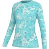 imageHUK Pursuit Pattern Long Sleeve Fishing Shirt for WomenFin Flats  Island Paradise