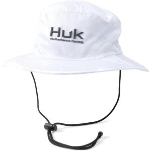 imageHUK Mens Boonie Wide Brim Fishing HatMossy Oak Stormwater Bonefish