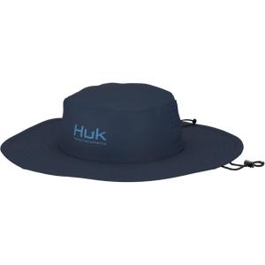 imageHUK Mens Boonie Wide Brim Fishing HatSolid  Sargasso Sea