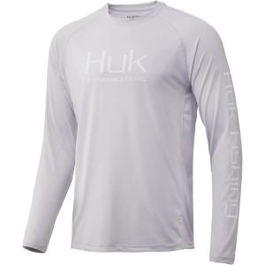 imageHUK Mens Pursuit Vented Long Sleeve 30 UPF Fishing ShirtLavender Blue
