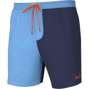 imageHUK Mens Pursuit Volley QuickDry Fishing ShortsMarolina Blue