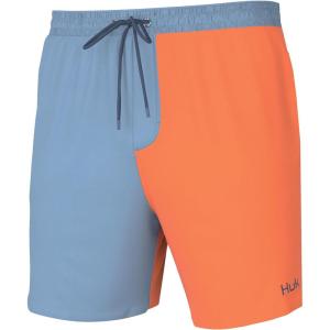 imageHUK Mens Pursuit Volley QuickDry Fishing ShortsQuiet Harbor