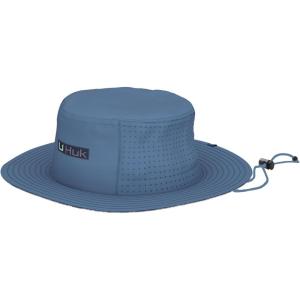 imageHUK Performance Bucket AntiGlare Fishing Hat for MenAqua Dye  Quiet Harbor