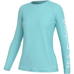 imageHUK Pursuit Solid Long Sleeve Fishing Shirt for WomenIsland Paradise