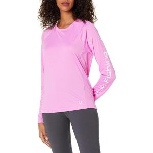 imageHUK Pursuit Solid Long Sleeve Fishing Shirt for WomenUltra Pink