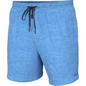 imageHUK Volley Pattern 55quot QuickDry Fishing Shorts for MenHeather  Marolina Blue