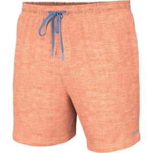 imageHUK Volley Pattern 55quot QuickDry Fishing Shorts for MenHeather  Peach Nectar
