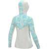 imageHUK Icon X Pattern Hoodie Fishing Shirt with Hood for WomenRiver Runs  Island Paradise