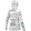 imageHUK Icon X Pattern Hoodie Fishing Shirt with Hood for WomenTropicamo  White