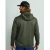 imageHUK Mens Fleece Performance Fishing HoodieHukd Up  Cyprus Land Heather
