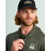 imageHUK Mens Fleece Performance Fishing HoodieHukd Up  Cyprus Land Heather