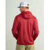 imageHUK Mens Fleece Performance Fishing HoodieScarlet Blaze Heather