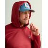 imageHUK Mens Fleece Performance Fishing HoodieScarlet Blaze Heather