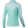 imageHUK Womens Icon 14 Zip Long Sleeve Fishing Shirt with Sun ProtectionRunning Lakes  Beach Glass