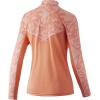 imageHUK Womens Icon 14 Zip Long Sleeve Fishing Shirt with Sun ProtectionRunning Lakes  Desert Flower