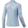 imageHUK Womens Icon 14 Zip Long Sleeve Fishing Shirt with Sun ProtectionTide Change  Horizon