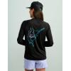 imageHUK Womens Pursuit Patterned Crew Long Sleeve Performance ShirtGraphic  Black