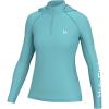 imageHUK Icon X Hoodie Fishing Shirt with Sun Protection for WomenMarine Blue